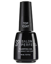 A Salon Perfect Nail Lacquer, 624 Plumping Gel Top Coat, 0.5 fl oz display bottle